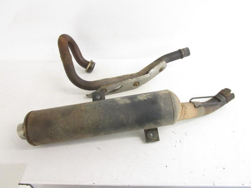 06 Kawasaki KFX 400 OEM Exhaust Head Pipe Muffler 18077-S004 2004